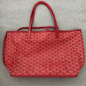 Goyard White St Louis PM Tote Bag with Pouch 113gy45